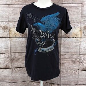 Universal Studios Wizarding World Blue Ravenclaw Short Sleeve Tee T-shirt Size S